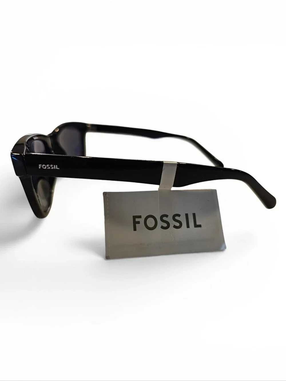 Fossil Black Sunglasses with Dark Smoke Lenses, New!